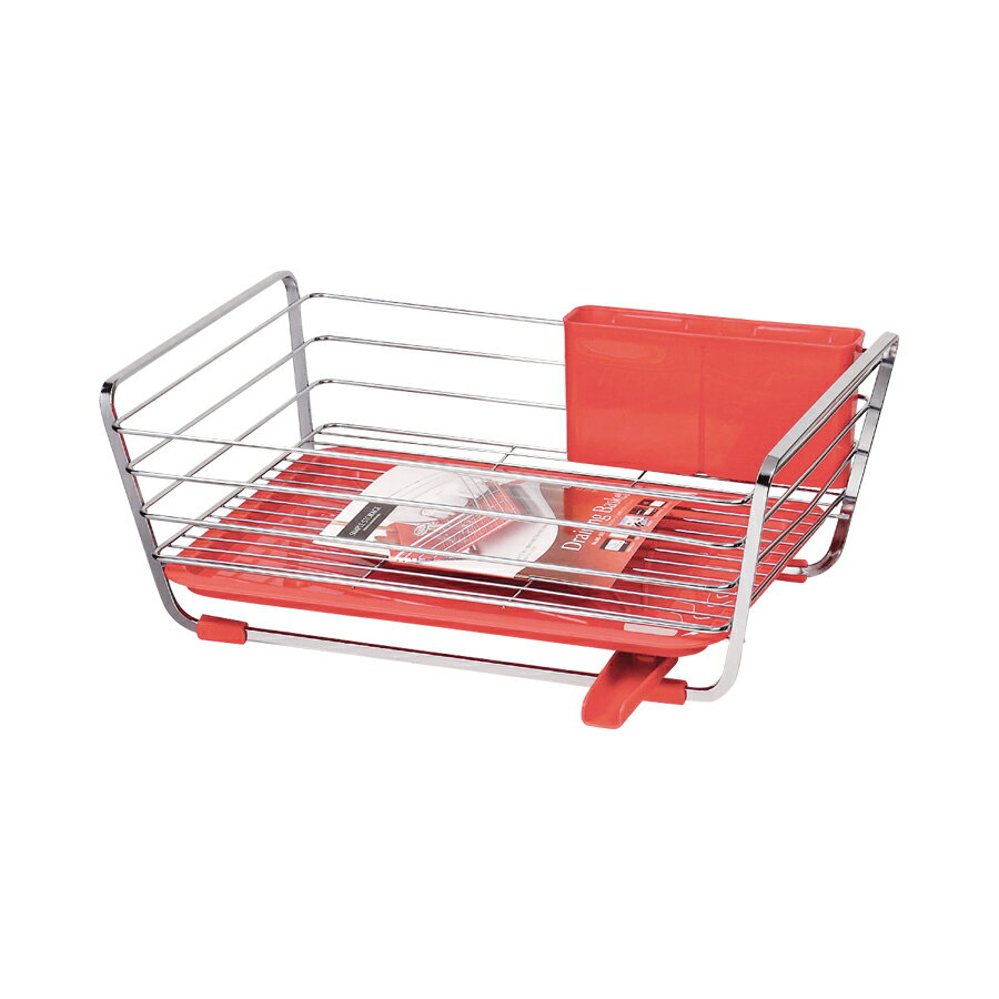 乐天商城 - 【2160円以上送料無料】 パール金属 シンプルストレージ　水切りバスケット　レッド HB-301