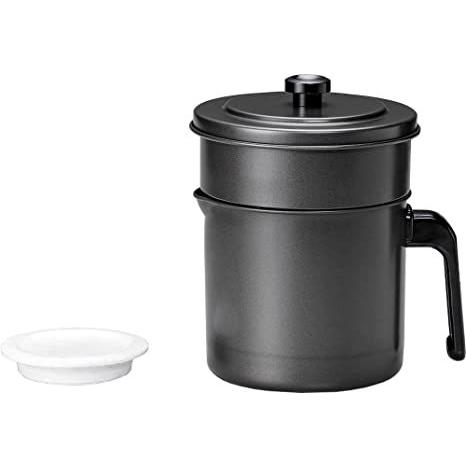 高木金属 フッ素コート 活性炭油ろ過ポットW 0.9L KWP-0.9