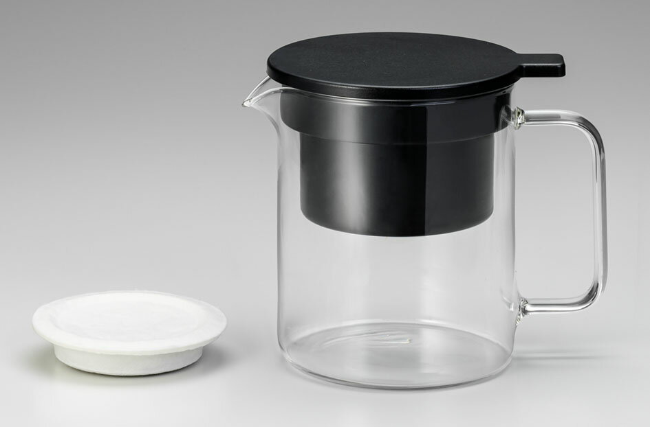 ���ڶ�° ��Ǯ���饹�� ����ú������ݥå� W 0.5L KWP-TG0.5 �ե��륿��1����° �������� ������ݥå� ����ѥ��� ���ꥢ Ʃ�� ���饹 ����ú �ե��륿�� �դ� �ɲ� ���� �� ��¸ ������ �����ȥ�å� �����