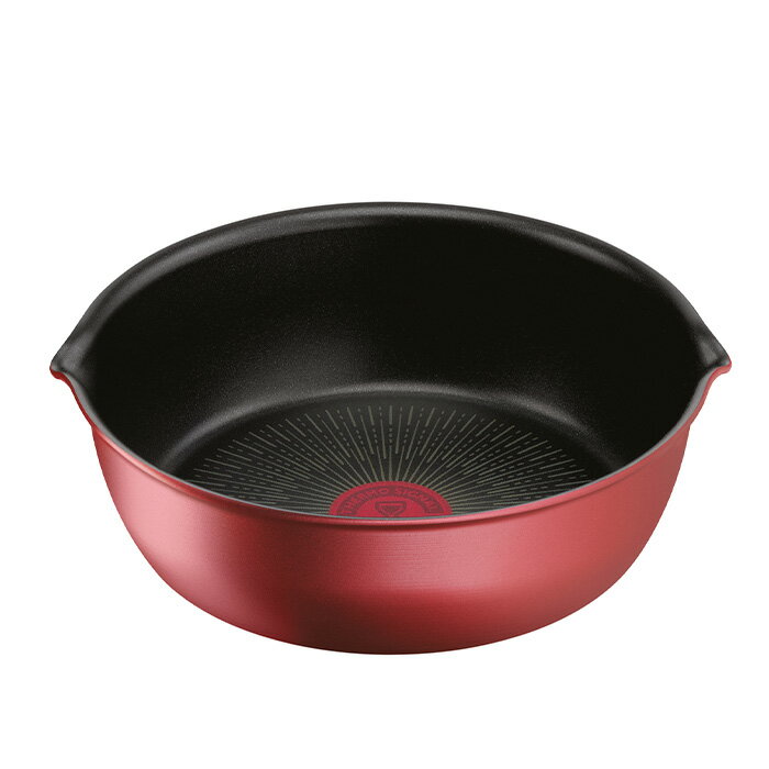 T-fal インジニオ・ネオ IHルージュ・アンリミテッドマルチパン 22cm L38383 取っ手の取れる ティファール　【IH対応 ガス火対応 耐久性 こびりつきにくい 長持ち 収納 深型 フライパン 万能 注ぎ口】