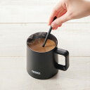 2024秋 サーモス JDZ-350 BK マグカップ 350ml ブラック 保温保冷 マドラー付き 食洗機対応モデル
