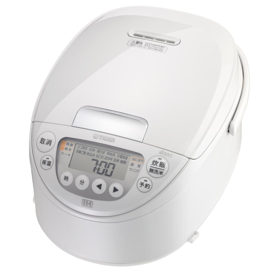 Rakuten - タイガー IH炊飯ジャー 炊きたて 5.5合炊き ピュアホワイト JPW-M100 WY 【Tiger タイガー魔法瓶 炊飯器 炊飯 ジャー コンパクト 省エネ】