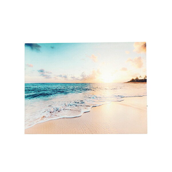 【送料無料】東洋ケース　LCA-L-SEA LEDキャンバスアート　海