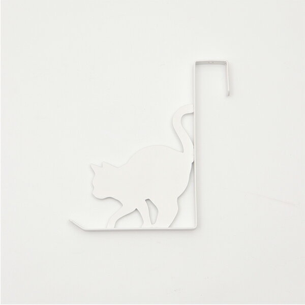 【2160円以上送料無料】東洋ケース CDH-UZ-WH キャットドアフック　うずうず　シロ