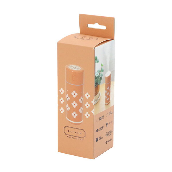 【送料無料】東洋ケース MHUM-RT2-PK 加湿器MINI HUMIDIFIER ニューレトロ　サーモンピンク