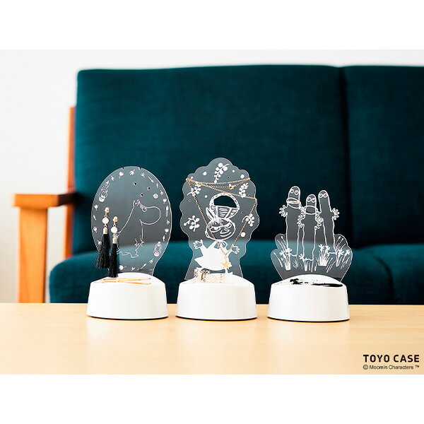 【送料無料】東洋ケース ART-MMN-03 acrysta ニョロニョロ　アクセサリースタンド ライト ディスプレイ