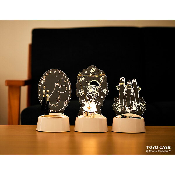 【送料無料】東洋ケース ART-MMN-03 acrysta ニョロニョロ　アクセサリースタンド ライト ディスプレイ