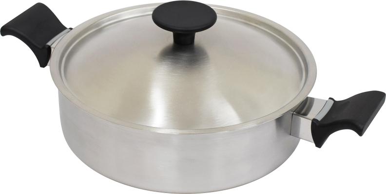 【2160円以上送料無料】ウルシヤマ金属工業 トロワ IH対応 キャセロール 24cm TRW-24C