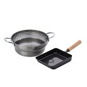 【2160円以上送料無料】 和平フレイズ CS-041 千歳 鉄玉子焼14×18&段付揚げ鍋24
