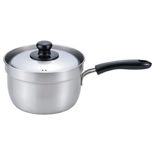 【送料無料】和平フレイズ EM-007 燕三　IHふきこぼれにくい片手鍋18cm