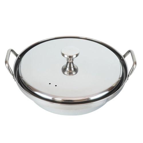 IH爐/瓦斯爐兩用 - 和平 味覚探訪 IH対応 蓋付ステンレス海鮮鍋 24cm RB-2877
