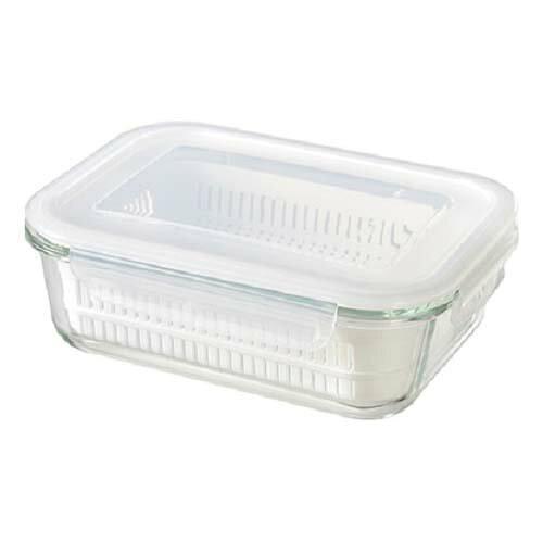和平 マジカリーノ 耐熱ガラス 角型容器セット Lサイズ RE-7363