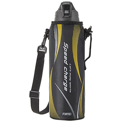 素早く水分補給できる直飲みタイプのステンレスマグボトルです。 ステンレス真空断熱構造で、冷たさを保つことができる水筒、 保冷専用です。 開閉しやすいワンタッチ栓で飲みやすくなっています。 ロック機能付きで安心です。 ボトル本体を保護し、持ち運びしやすい専用ポーチ付きです。 移動に便利な肩掛けベルト（2.6mm幅）付きです。 ■サイズ：幅12×奥行11×高さ34cm ■材質：本体/ステンレス鋼（真空断熱）　外面/焼付塗装 ■重量：730g ■容量：1.5L ■保冷効力：9度以下（6時間） ■製造国：中国