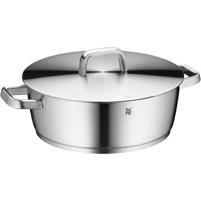 WMF アイコニック ロースター 28cm 5.7L 【IH ガス火 対応 W0741286030 両手鍋 蓋付 ステンレス 高級 上質 ギフト プレゼント】