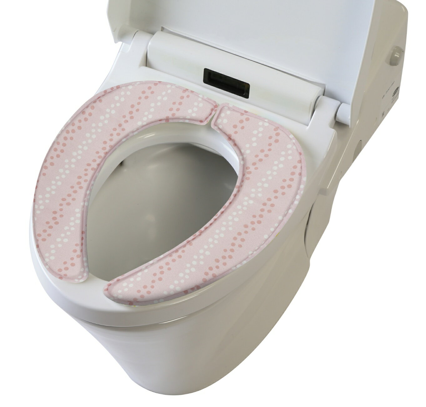 Rakuten - ヨコズナ スミカ やわさら便座クッション ドロップ ピンク 【SUMIKA トイレ グッズ ヨコズナクリエーション 貼る 繰り返し 節電 エコ 厚さ 1cm】