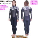 24-25 BILLABONG ビラボン セミドライ ウェットスーツ ガルライトジップ ロングチェスト ウエットスーツ カスタム オーダー 冬用 レディースモデ...