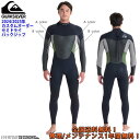 24-25 QUIKSILVER クイックシルバー セミドライ ウェットスーツ ウエットスーツ バックジップ カスタムオーダー 冬用 メンズモデル 3×3mm ...