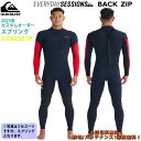 25 QUIKSILVER クイックシルバー ウエットスーツ スプリング EVERYDAY SESSIONS BACK ZIP カスタムオーダー ウェットスーツ...
