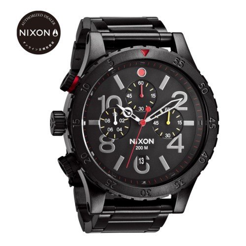 楽天オーシャン スポーツNIXON ニクソン 腕時計 メンズ腕時計 THE 48-20 CHRONO ALL BLACK / MULTI オールブラック/マルチ オンライン正規取扱店 日本正規品