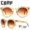 CRAP EYEWEAR クラップ アイウェア サングラス ティービーアイ 品番 H15AF-PLM THE T.V.EYE 141H15AF フレーム/Mint Palms Gloss Crystal Peach ミントパームス＆グロスクリスタルピーチ×レンズ/Amber Gradient CR-39 アンバーグラデーション Lenses