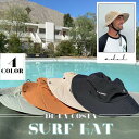 【5/9〜5/15エントリーでP10倍】24 De La COSTA デラコスタ サーフハット SURF HAT 帽子 ナイロン UVカット ストラップ あご紐...