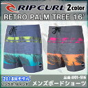 RIP CURL リップカール メンズ ボードショーツ サーフトランクス 2018年 RETRO PALM TREE 16 039 日本正規品 品番 U01-516
