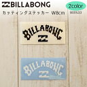 BILLABONG ビラボン シール カッティングステッカ－ ロゴステッカー 型抜き 品番 B00S33 W8cm サーフィン グッズ シール 日本正規品