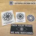 【5/9〜5/15エントリーでP10倍】OCTOPUS オクトパス ステッカー パック STICKER PACK シール セット サーフィン SURF 日本正規...