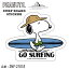 SNOOPY ̡ԡ PEANUTS ԡʥå եܡ ƥå SURF'S UP  ե SURF BOARD STICKER  SNP-21018 