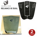 RELIANCE 3 DUAL RELIANCE III DUALは、Square Loc IIとRibbed Cord Archのトラクションを組み合わせたモデルです。 踵とつま先のアグレッシブなトラクションとロープロファイルアーチを提供します。 ■ 商品詳細 ■ ・トラクション：DUALトラクション（スクエアロックII＋リブドアーチ） ・パターン ・3ピースパッド ・8mmテーブルトップキック ・3ピース ・3M 接着剤 ■サイズ： 長さ：310mm 幅：320mm ■カラー： DARK-OLIVE(ダークオリーブ) BLACK(ブラック) ※クレジットカード/銀行振り込み/楽天(etc)決済など、15時までに決済完了の場合は即日発送！(※15時以降の決済確認は翌日以降ご入金確認後の発送） ○デザイン等、予告なしに変更となる場合があります。ご了承ください。 ○掲載商品の色は、できる限り現品と同じになるよう努めておりますが、ご使用のパソコン環境により多少色合いが異なる場合がございます。著しい色の相違は御座いませんのでご安心ください。 ○お急ぎのお客様は、ご確認していただく事をお勧め致します。 ※コチラの商品は通常宅配便での発送となります。 『あす楽対応』となりますが送料込みの値段となりますのでご了承下さい。 メーカー希望小売価格はメーカーサイトに基づいて掲載しています