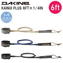 24 DAKINE ダカイン リーシュコード KAINUI PLUS 6ft×1/4IN カイヌイ プラス リーシュ 6フィート パワーコード リッシュコード サーフィン マリンスポーツ 品番 BE237-856 BE237856 日本正規品