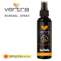 Vertra バートラ 日焼け止め スプレー MINERAL SPRAY ミネラルスプレー SPF50 PA++++ 日焼止め ローション 化粧水 全身用 顔/からだ用 クリア 透明 無香料 耐水 日本正規品