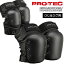 PRO-TEC ץƥå ץƥ KNEE & ELBOW PADS BLACK PADS ˡ ܡ ѥå ֥å 2 å Ҥ ɨ Ҥ ɪ  ܡ ܡ ݸ 