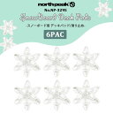 【5/23~5/26エントリーでP10倍】24/25 north peak ノースピーク デッキパッド 6pcs 滑り止め 6個セット スノー小物 スノボ スキー ウィンタースポーツ 2024年 2025年 メンズ レディース ユニセックス 品番NP-3295 NP3295 日本正規品