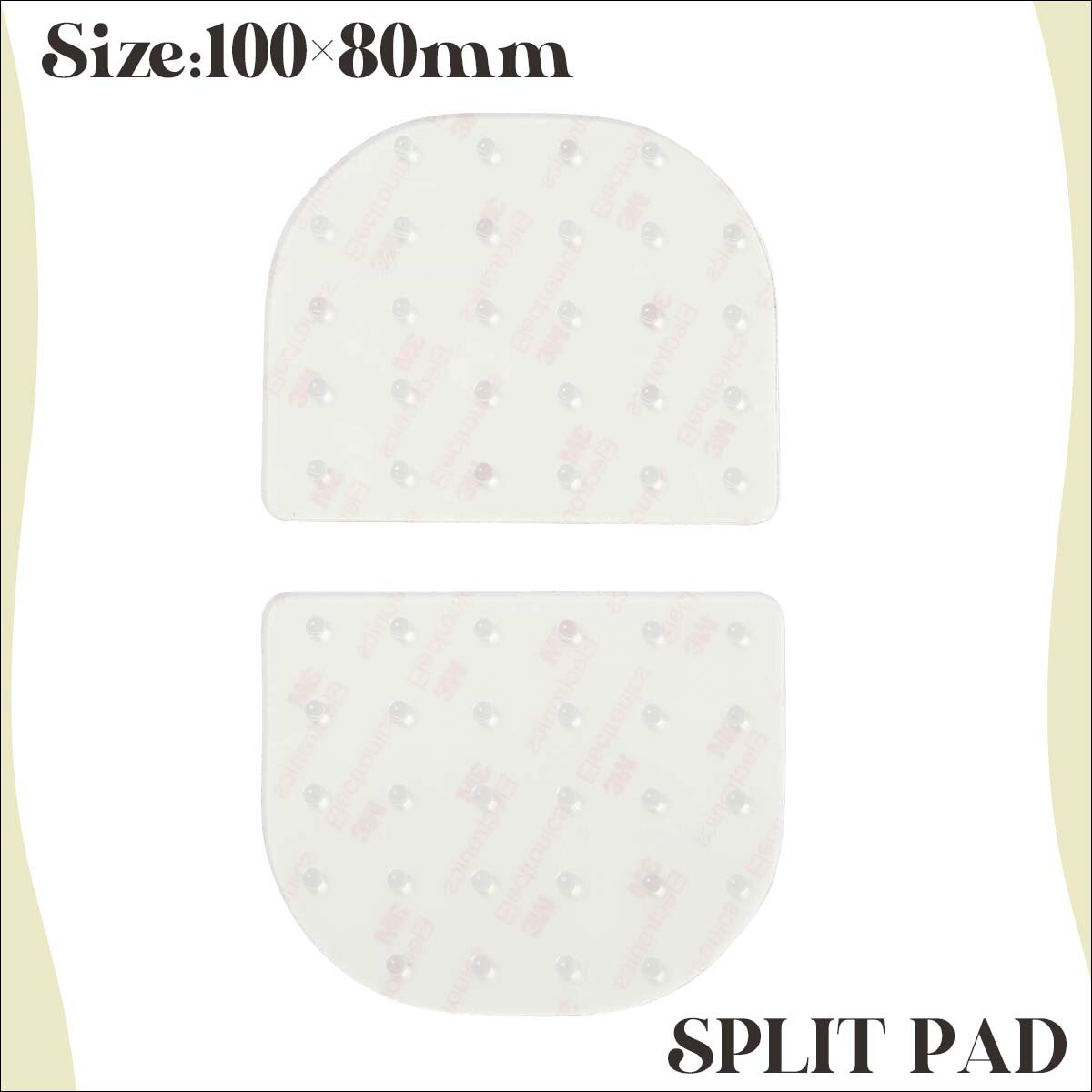 24/25 eb's エビス デッキパッド SPLIT PAD 滑り止め スプライト クリア TPU スノー スノー小物 スノーボード スノボ スキー snow レディース メンズ ユニセックス 2024年秋冬 品番 #4400518 日本正規品 2