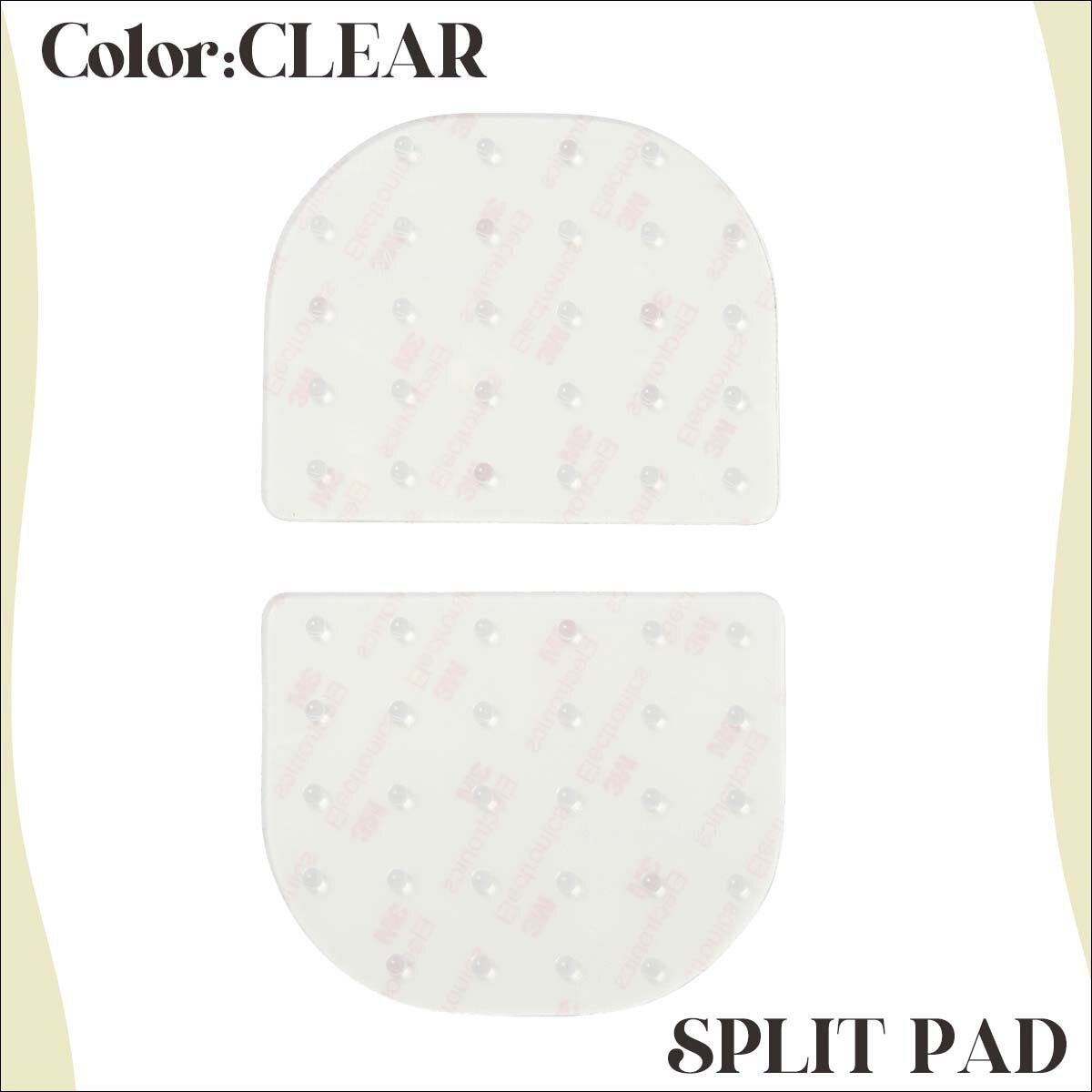 24/25 eb's エビス デッキパッド SPLIT PAD 滑り止め スプライト クリア TPU スノー スノー小物 スノーボード スノボ スキー snow レディース メンズ ユニセックス 2024年秋冬 品番 #4400518 日本正規品