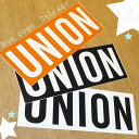 UNION ユニオン ステッカー Box Logo Sticker ボックスロゴステッカー。 スノーボード、車、ラップトップなどに。 高品質の屋外用ビニール製。 ■サイズ：約7.5×約20.5cm ■カラー： BLACK(ブラック) WHITE(ホワイト) ORANGE(オレンジ) ※クレジットカード/銀行振り込みなど、15時までに決済完了の場合は即日発送！(※15時以降の決済確認は翌日以降ご入金確認後の発送） ◇◆メール便(200円)をご希望の場合◆◇ ※メール便はポスト投函となりますので、補償がありません。 また、日時指定・代金引換決済はご利用いただけませんので予めご了承くださいませ。 オーシャン スポーツメール便【ロケット便】 代引き決済はご利用頂けません。※代金引換え決済をご希望の場合は、小型宅配便等に対応の商品ページにてご注文下さい。 ○デザイン等、予告なしに変更となる場合があります。ご了承ください。 ○掲載商品の色は、できる限り現品と同じになるよう努めておりますが、ご使用のパソコン環境により多少色合いが異なる場合がございます。著しい色の相違は御座いませんのでご安心ください。 ○お急ぎのお客様は、ご確認していただく事をお勧め致します。 ※コチラの商品はメール便（ネコポス）での発送となります。 メール便の配送はポスト投函でのお届けとなります。 手渡しでの配達や日時指定、代引きでのお支払等をご希望の場合は『小型宅配便対応』の商品ページにてご注文頂きますようにお願い致します。 メーカー希望小売価格はメーカーサイトに基づいて掲載しています