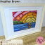 Heather Brown Art Japan إ֥饦 Juicy Sunset Art Print MATTED PRINTS ޥåȥץ ȥץ ե졼դ ֥ޥåȻž夲 ۥå  ϥ磻 ǥ 