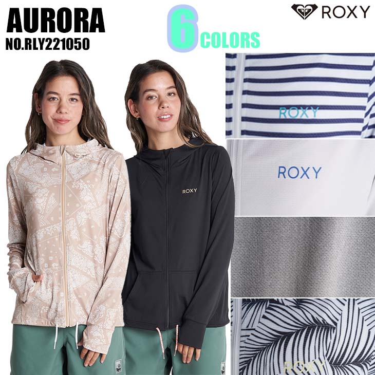 22 ROXY ロキシー ラッシュガード AURORA 長袖 水着 レディース 2022年春夏 品番 RLY221050 日本正規品