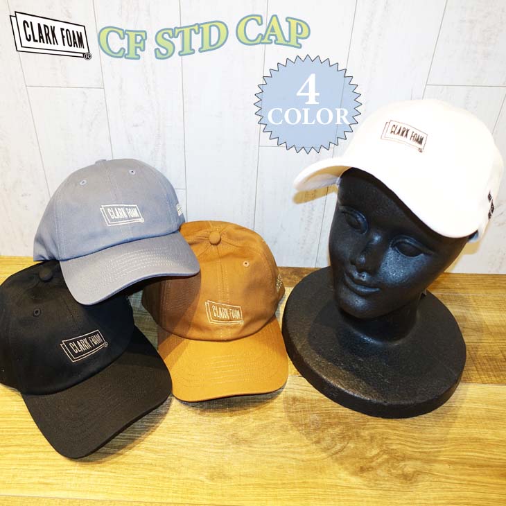 22 SS CLARK FOAM クラークフォーム キャップ CF STD CAP 帽子 ビーニー 刺繍ロゴ メンズ ユニセックス 2022年春夏 アウトドア マリンスポーツ 日本正規品