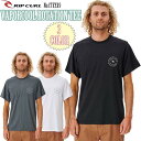 23 RIPCURL リップカール Tシャツ VAPORCOOL ROTATION TEE トップス 半袖 熱転写 ベーシック スタンダードフィット メンズ ユニセックス 2023年夏 マリンスポーツ 品番 CTEYX9 日本正規品