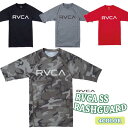 【5/9〜5/15エントリーでP10倍】22 RVCA ルーカ 半袖ラッシュガード RVCA SS RASHGUARD ラッシュ UVカット ロゴ入り キールー...