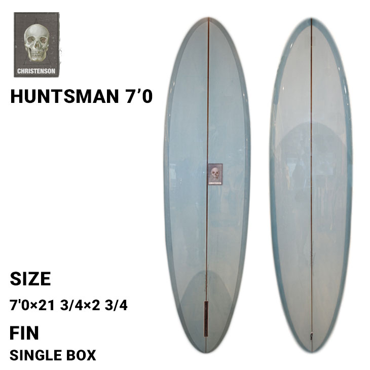 2022年モデル CHRISTENSON クリステンソン サーフボード HUNTSMAN 7'0 ハンツマン MADE IN USA CALIFORNIA カリフォルニア産 ミッドレングス SURFBOARDS 日本正規品のサムネイル