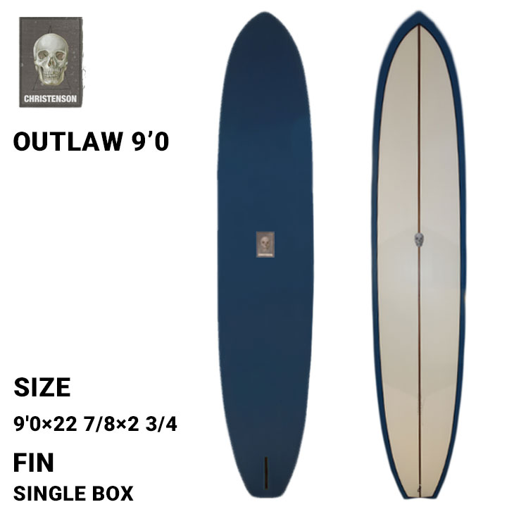 2022年モデル CHRISTENSON クリステンソン サーフボード OUTLAW 9'0 アウトロー MADE IN USA CALIFORNIA カリフォルニア産 ロングボード SURFBOARDS 日本正規品のサムネイル
