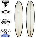 【5/9〜5/15エントリーでP10倍】24 サンダーボルト CJ NELSON DESIGNS サーフボード OUTLIER BLACK CJ NELSON ...