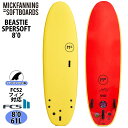 【5/9〜5/15エントリーでP10倍】24 ミックファニングソフトボード BEASTIE ビースティ SUPER SOFT 8’0 サーフボード 2024年 ...