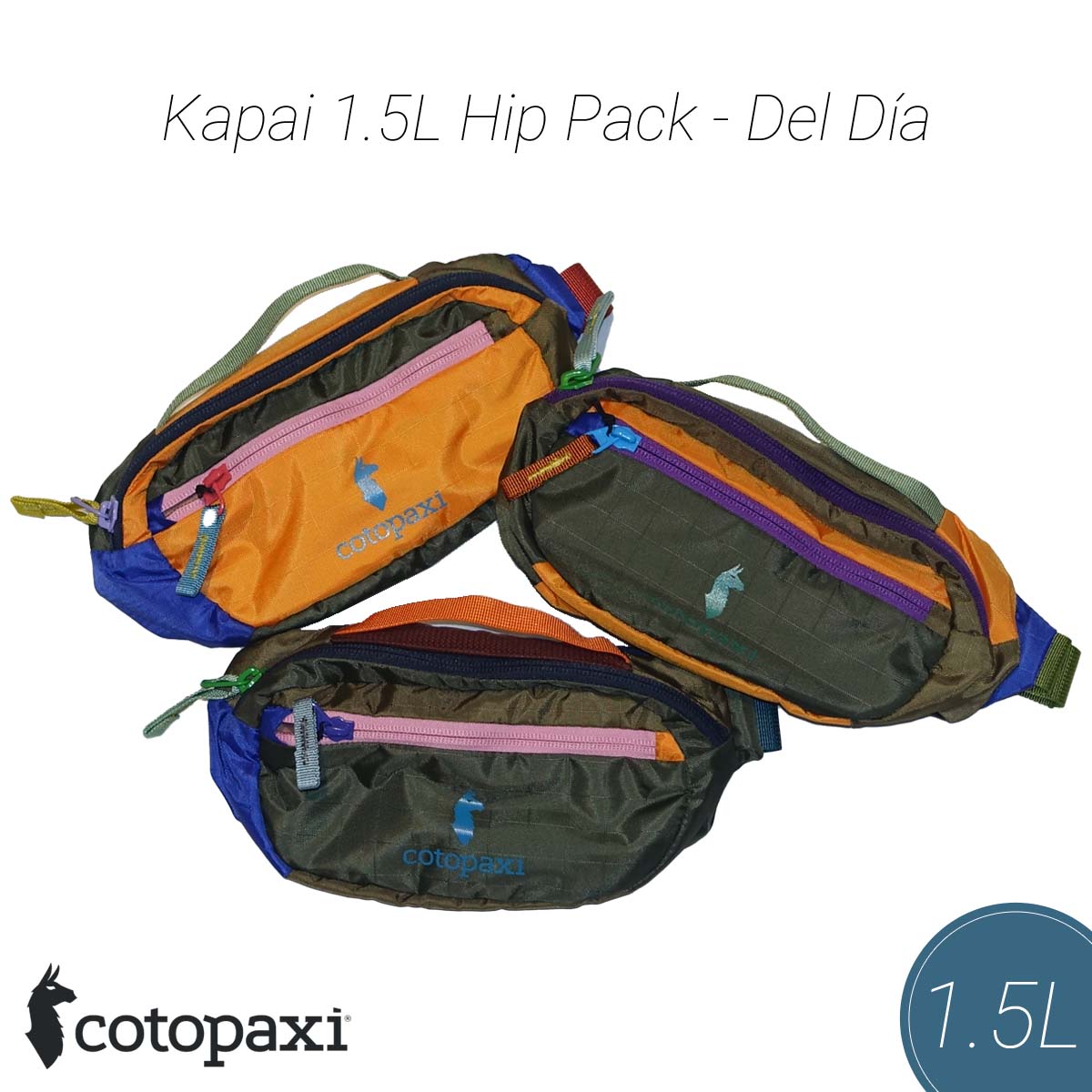 【5/9〜5/15エントリーでP10倍】Cotopaxi コトパキシー ヒップパック バッグ KAPAI 1.5L HIP PACK DEL DIA かばん ランダム 世界にたった1つ カラフル ハイキング 登山 アウトドア ピクニック サーフィン マリンスポーツ ユニセックス 日本正規品