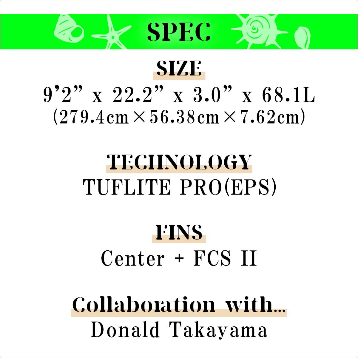 ��4/14��4/16����ȥ꡼��P10�ܡ�26 SURFTECH �����եƥå� �����եܡ��� DT-2 9'2 9.2 ���󥰥ܡ��� �����ե��� �� Donald Takayama �ɥʥ�ɥ������ FCS2 2026ǯ ����������