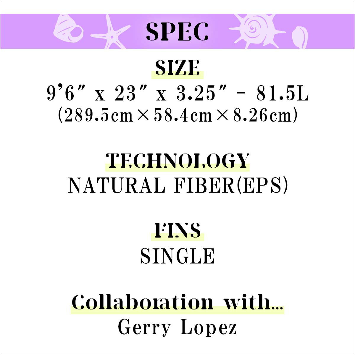 ��4/14��4/16����ȥ꡼��P10�ܡ�26 SURFTECH �����եƥå� �����եܡ��� GLIDER 9'6 9.6 ���󥰥ܡ��� EPS ���饤���� �����ե��� ���󥰥�ե��� Gerry Lopez �����꡼���ڥ� 2026ǯ ����������