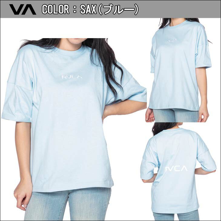 21 RVCA ルーカ Tシャツ BACK BIG RVCA SS 半袖 レディース 2021年春夏 品番 BA043-220 日本正規品 3